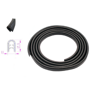 Rubber Pinch Weld Seal Strip Black (Price per Metre) 16mm High x8mm wide overall