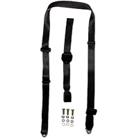 Non Retractable Lap Sash Seat Belt 3.2M With 150Mm - 610Mm Adjustable Web Buckle