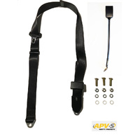 Non Retractable Lap Sash Belt 3.2M - Floor Mounted 400Mm - Left Hand